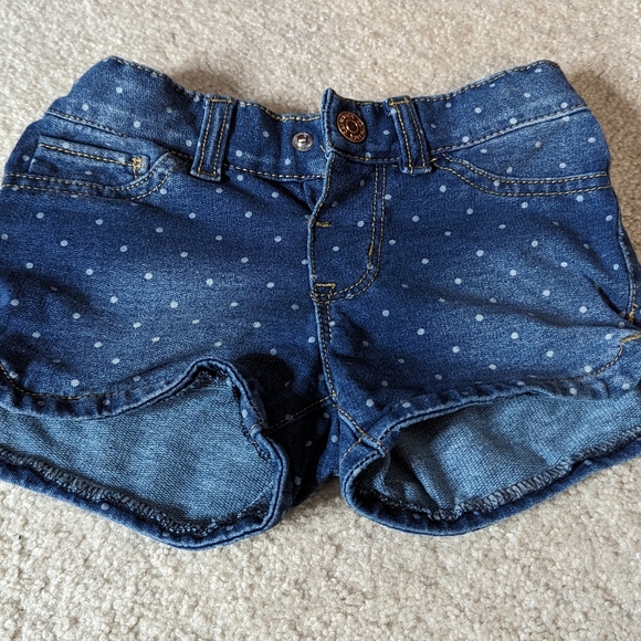 Mädchen Jeans Shorts Mit Stretch - Sommerhose Mit Verstellbarem Bund